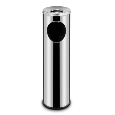 Stojící odpadkový koš s popelníkem, HENDI, 15L, ⌀200x(H)700mm | 691380